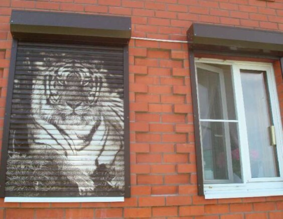 Рольставни с фотопечатью