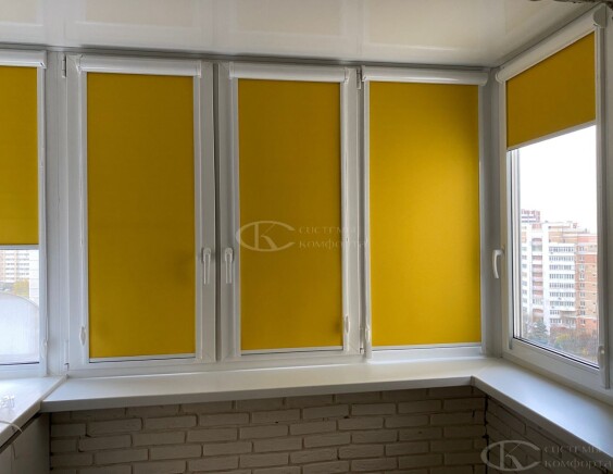 Портфолио кассетные рулонные шторы